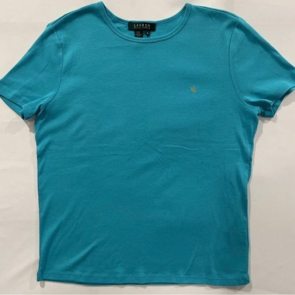 Women’s Lauren Ralph Lauren Teal T-Shirt Size XL​​​​